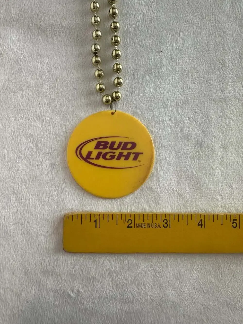 Lot of 3 Bud Light Mardi Gras Bead Necklaces